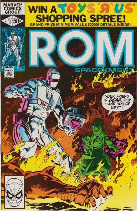 Rom Spaceknight 11 Comic Book Covers Marvel Comics Marvel Comics Covers