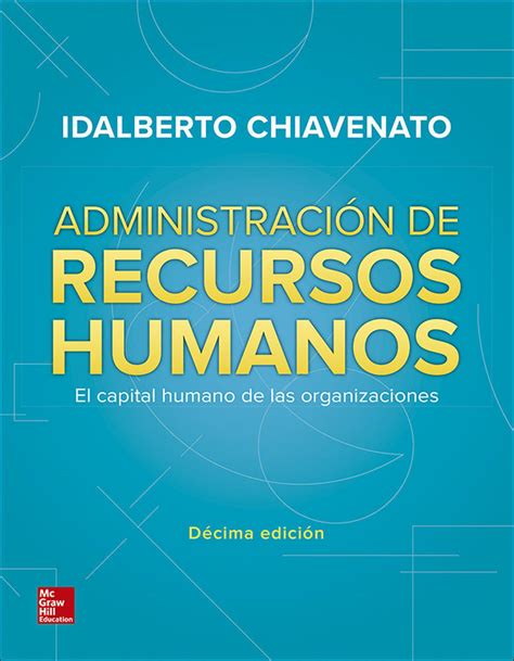 Gestion Del Talento Humano Pdf Chiavenato