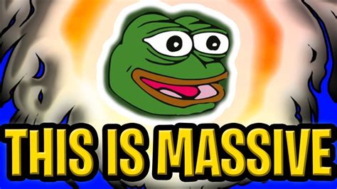 Why Is Pepe Community Pumping Pepe Coin News Today Youtube