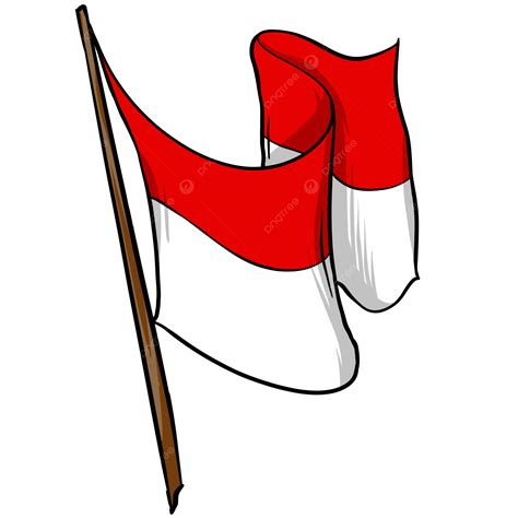 Ilustrasi Bendera Indonesia Berkibar Bendera Indonesia Selamat