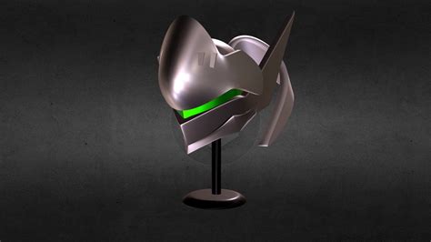 Overwatch Genji Face D Model By Daniel Ch Vez Camargo