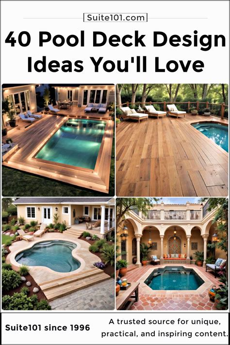 40 Pool Deck Ideas to Inspire Your Outdoor Renovation