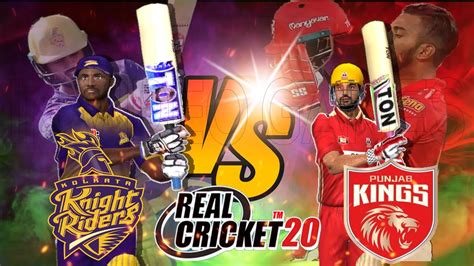 Kkr Vs Pbks Kolkata Knight Riders Vs Punjab Kings Ipl Match 45 Highlights Real Cricket 20