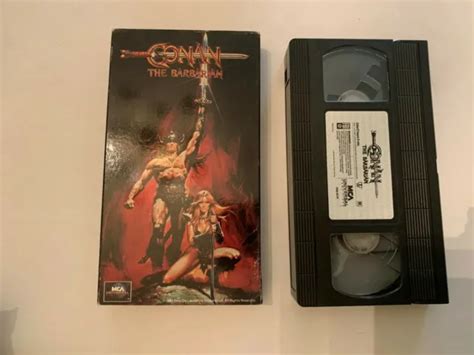 Conan The Barbarian Vhs Video Tape Arnold Schwarzenegger