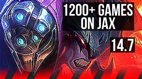 JAX Vs AATROX TOP 8 1 3 1200 Games 6 Solo Kills KR Diamond