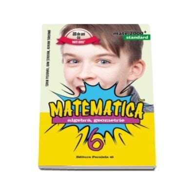 Mate Pentru Clasa A Vi A Standard Matematica Algebra