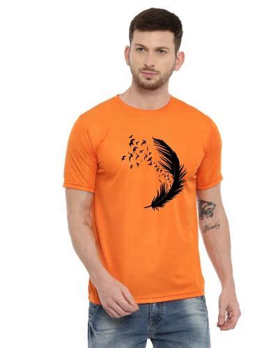 Printed Cotton Sublimation T Shirt Round Collar At Rs 250 Piece In