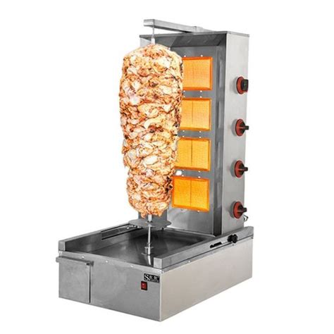 Far Infrared 1 2M Shawarma BBQ Chicken Kebab Machine Gas LPG Desktop