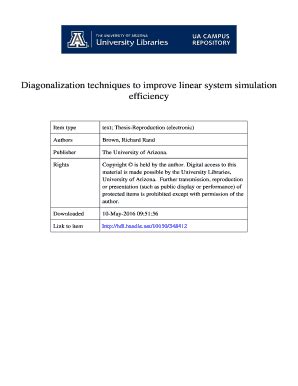 Fillable Online Citeseerx Ist Psu ECE 501B Advanced Linear Systems