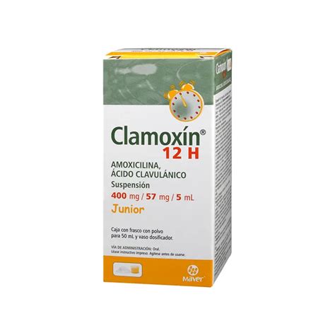 CLAMOXIN 12H JR 1 SUSP 400 57MG 5 50 ML