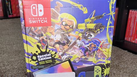 Splatoon Nintendo Switch Oled Unboxing Youtube