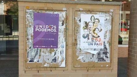 La Junta Electoral Central Obliga A Unidos Podemos A Retirar Carteles