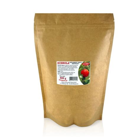 ACEROLA EKSTRAKT 500g PROSZEK NATURALNA WITAMINA C 10143215309 Allegro Pl