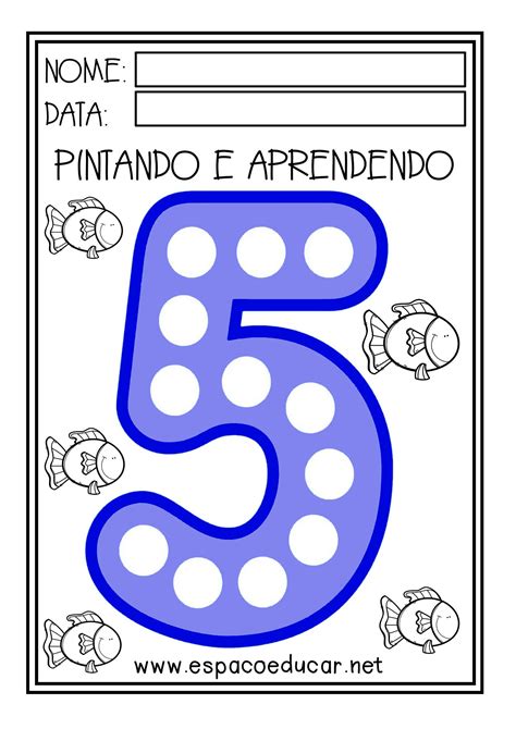 Atividade De Pintar Com Numeros Fdplearn