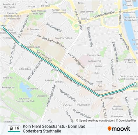 Route Fahrpl Ne Haltestellen Karten K Ln Ubierringk Ln