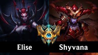 Elise Vs Shyvana Jungle Korea Challenger Patch