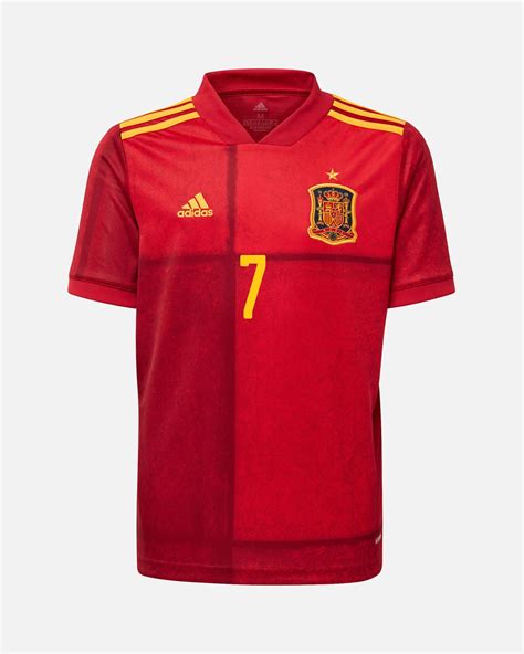 Camiseta 1ª España EURO 2021 Niño Álvaro Morata