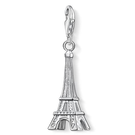 Thomas Sabo Damen Charm Anhänger Eiffelturm Paris Charm Club 925