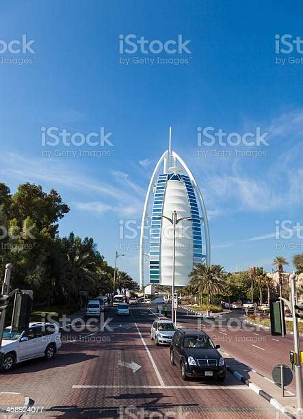 Burj Al Arab The Worlds Most Luxurious Hotel Resort Dubai Stock Photo