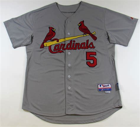 Lot Detail - Albert Pujols Cardinals Road Signed Jersey