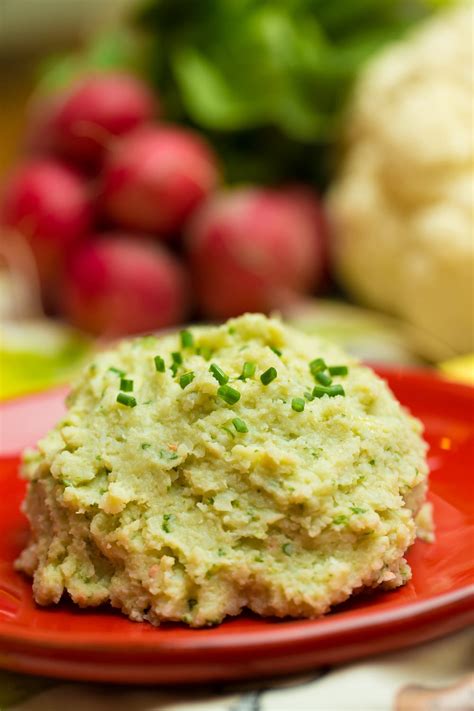Karma Chow Cauliflower Cilantro Smash And Simple Mushroom Gravy