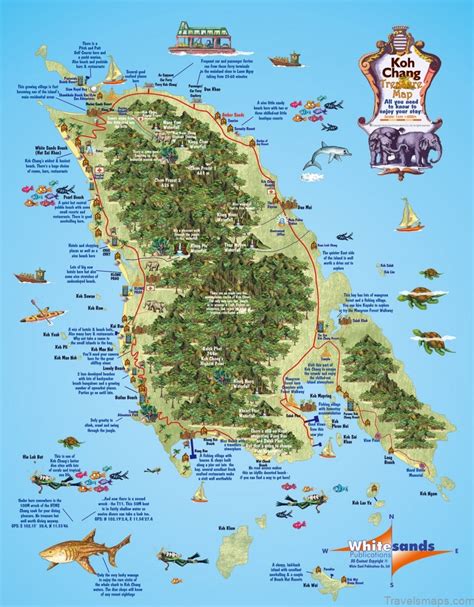 Map of Koh Kood Thailand - Soneva Kiri Thailand - TravelsMaps.Com