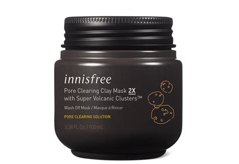 About Face Innisfree Pore Clearing Clay Mask 2x With Super Volcanic