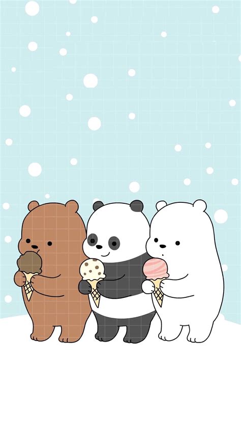Cute Iphone We Bare Bears Wallpapers Wallpaper Cave