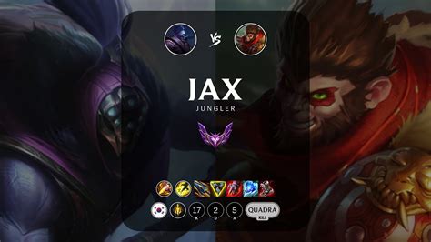 Jax Jungle Vs Wukong Kr Master Patch 145 Youtube