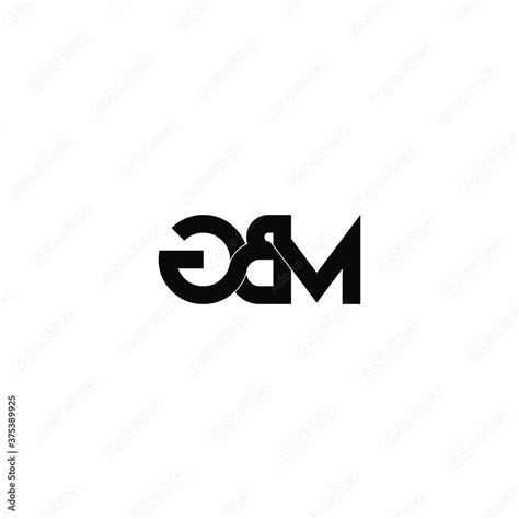 Gbm Letter Original Monogram Logo Design Stock Vector Adobe Stock