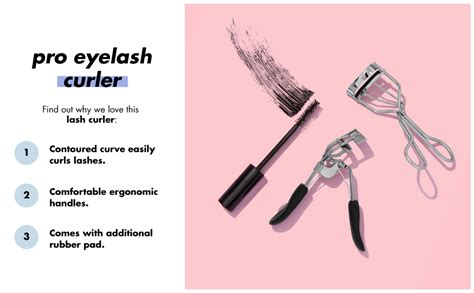 E L F Pro Eyelash Curler Strong Contoured Lifting Creates Long