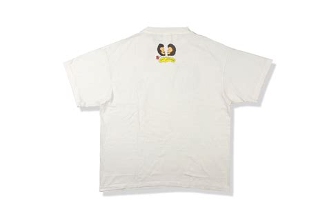 Bape X Saint Mxxxxxx Heaven And Hell Tee Vintage White Glabvn