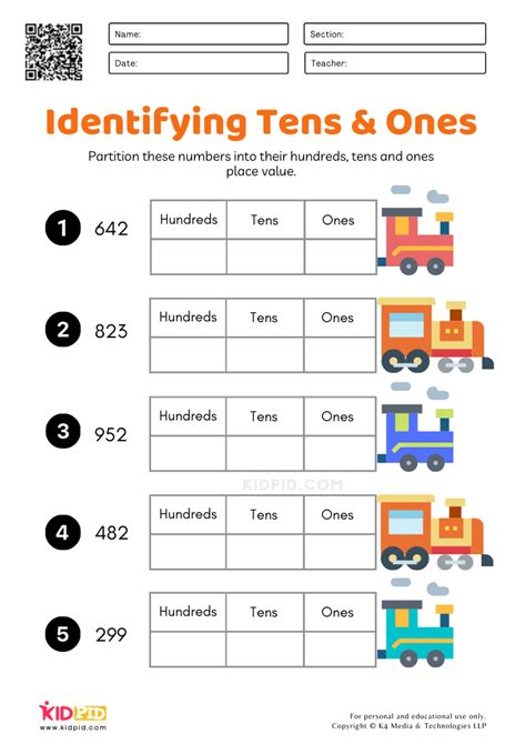 Nd Grade Hundreds Tens And Ones Worksheets