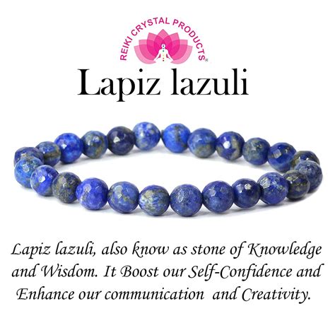 Lapis Lazuli Bracelet Enlightenment Stone Reiki Healing Crystal