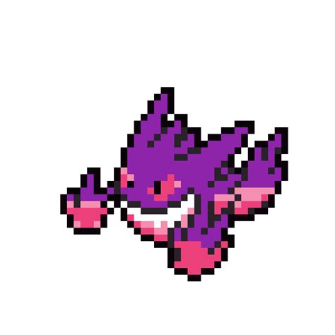 Pixilart Mega Gengar By K4l3b