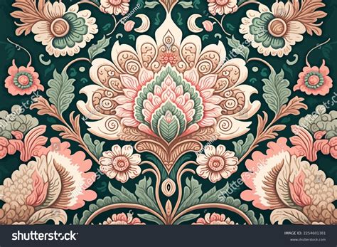 Indian Floral Print Repeat Images Stock Photos Vectors