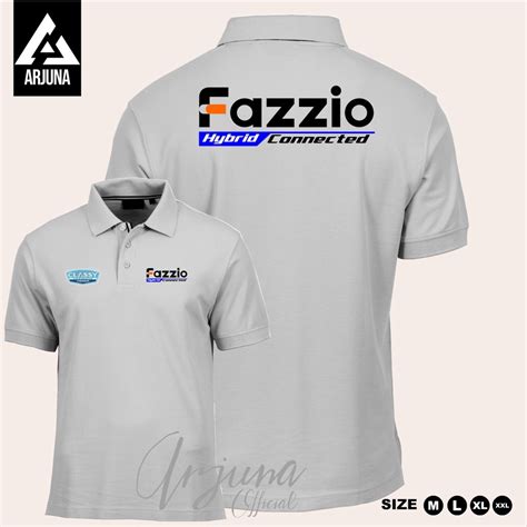 Jual Poloshirt Kaos Kerah Motor Yamaha Fazzio Hybrid Connected Classy