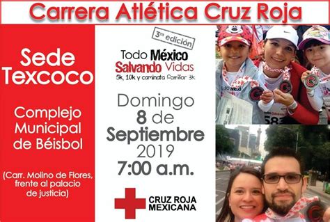 Ayuntamiento De Texcoco Y Cruz Roja Invitan A Participar En La Carreta