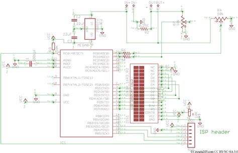 Atmega8 based Voltmeter Ampmeter v2 * Circuits DIY | Circuit, Amper, Base