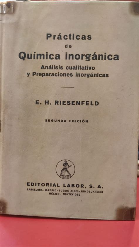 PRÁCTICAS DE QUÍMICA INORGÁNICA Análisis cualitativo y Preparaciones