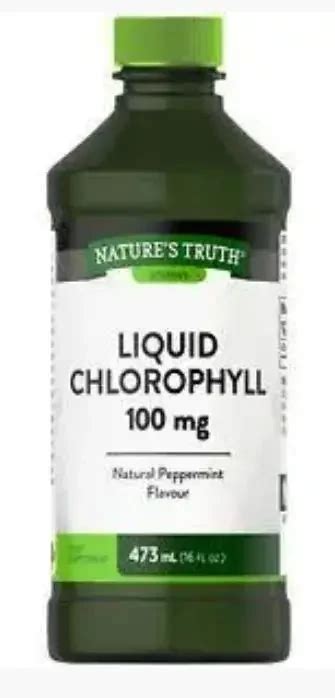 Жидкий хлорофилл Liquid Chlorophyll Natural Peppermint 16 Fl Oz 473