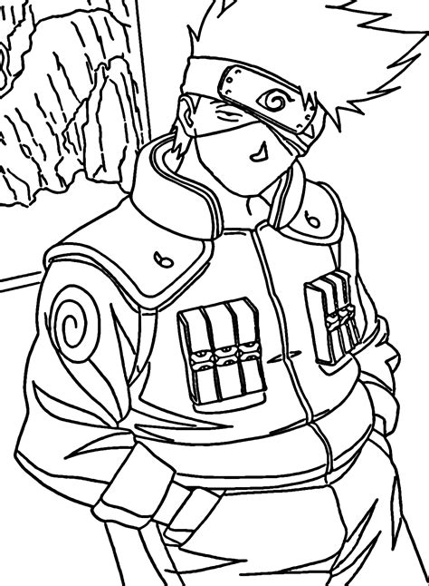 26 Dibujos Para Colorear De Kakashi Hatake ColoringPagesOnly