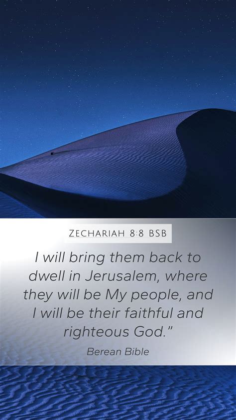 Zechariah Bsb Mobile Phone Wallpaper I Will Bring Them Back To