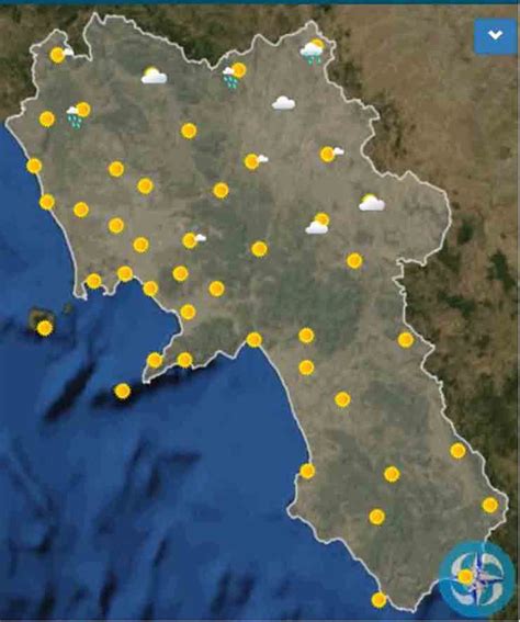 Meteo Salerno Oggi Sabato Giugno Poco Nuvoloso Meteoweek