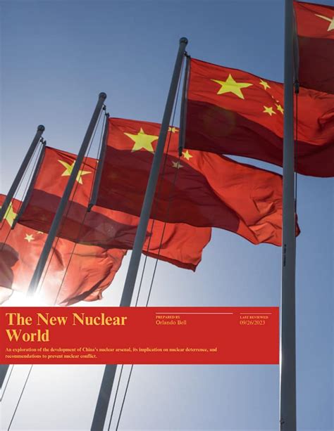 The New Nuclear World Chinas Nuclear Arsenal Physicians For Social