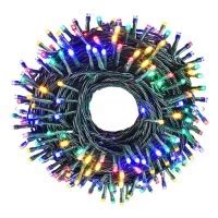 instalatie luminoasa multicolora cu jocuri de lumini  metri