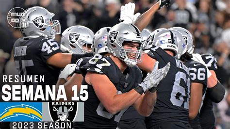 Los Angeles Chargers vs. Las Vegas Raiders | Semana 15 NFL 2023 | NFL ...