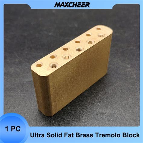 37 5MM Ultra Solid Fat 10 4MM Latão Tremolo Bloco para Tremolo Ponte de