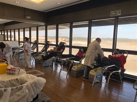 Campanha de Doação de Sangue no Aeroporto arrecada 169 bolsas de sangue