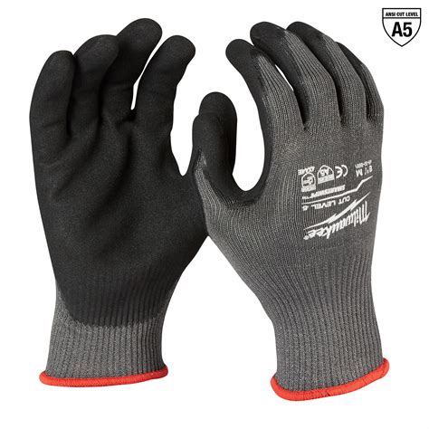 MILWAUKEE M 8 ANSI Cut Level A5 Work Gloves 787UU7 48 22 8951